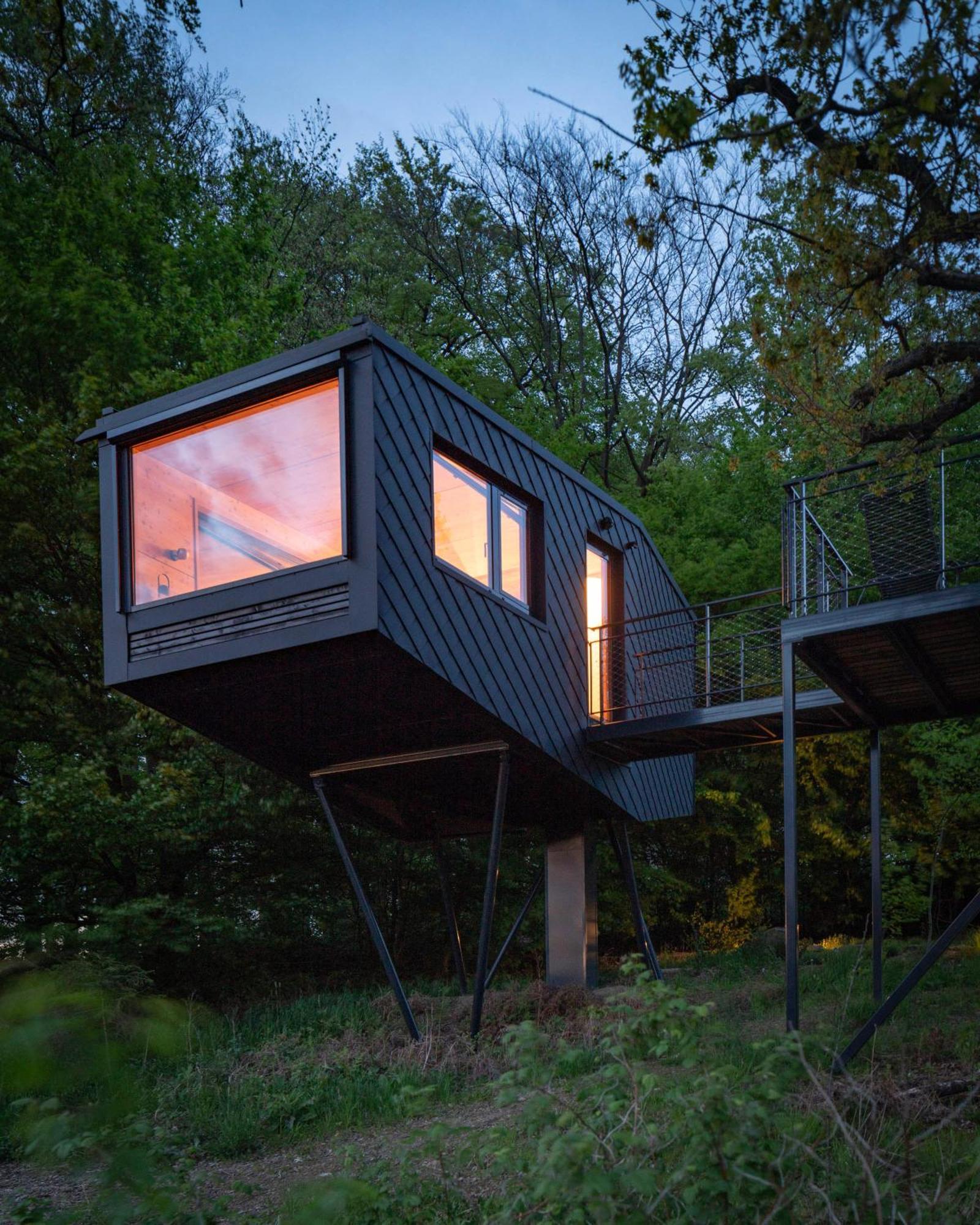 Treeangle - K1 Baumhaus Villa Odenthal Exteriör bild