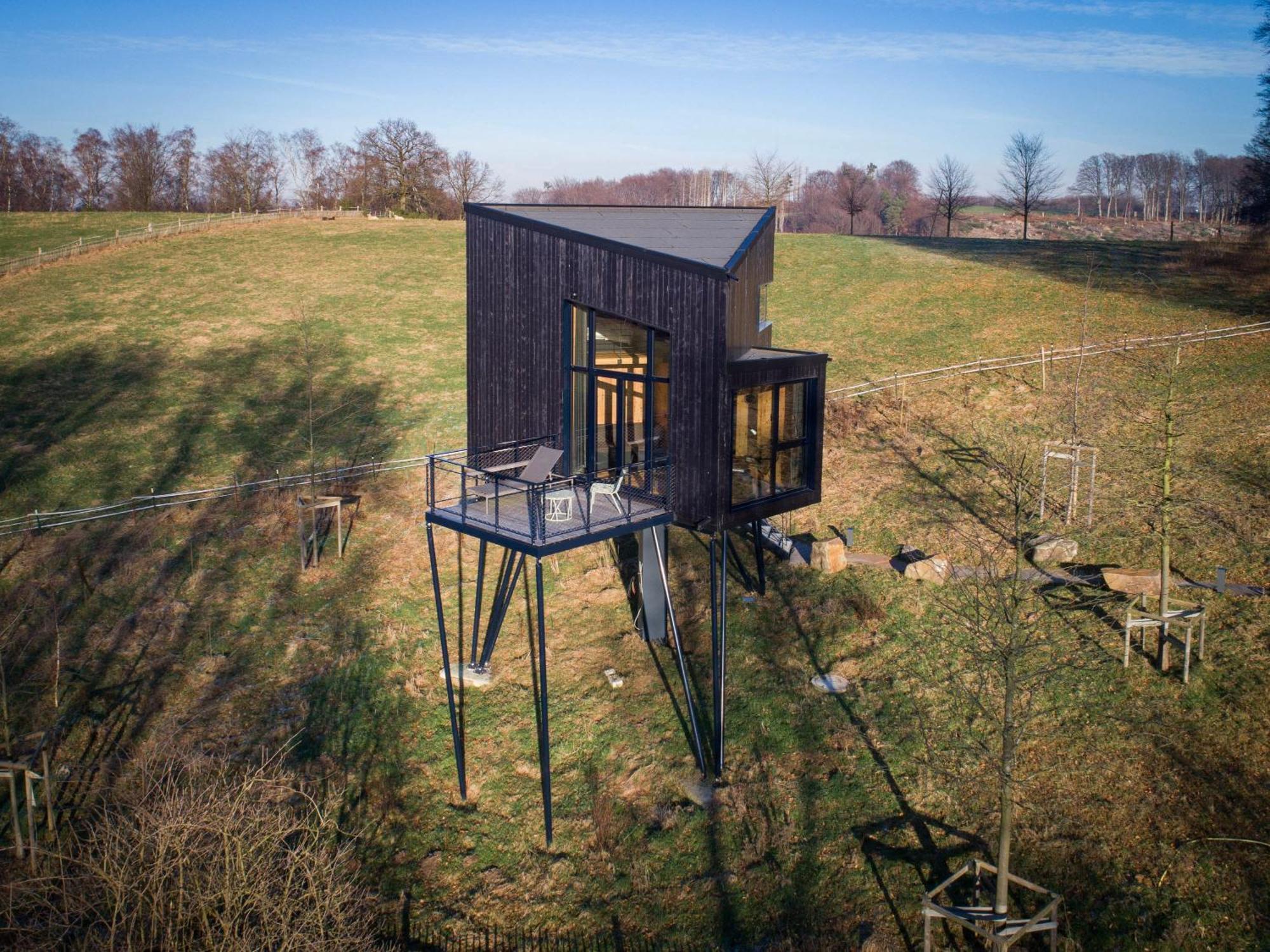 Treeangle - K1 Baumhaus Villa Odenthal Exteriör bild